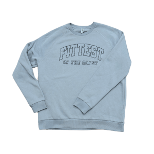 "Fittest" Storm Blue Crewneck